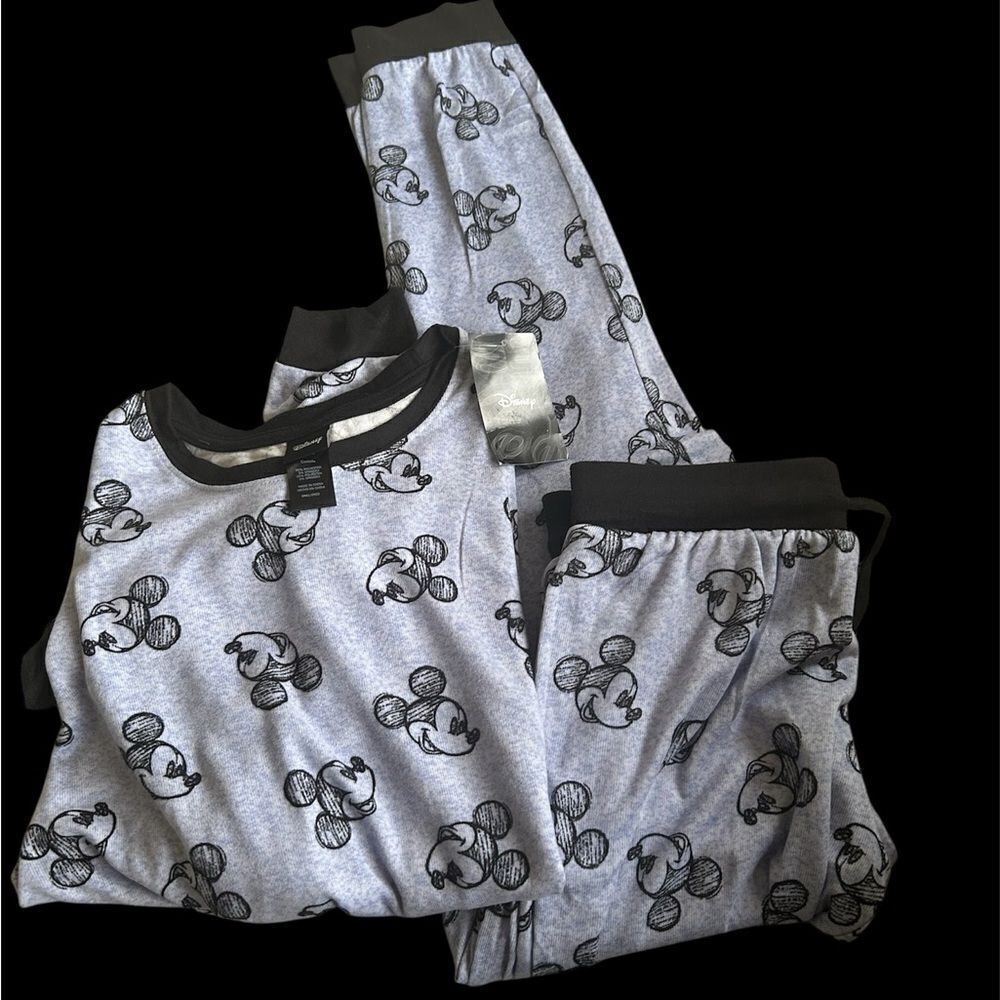 Disney Mickey Mouse Cozy 2-Piece Pajama  Soft Cuddly Comfortable size Small, NWT - Picture 3 of 8